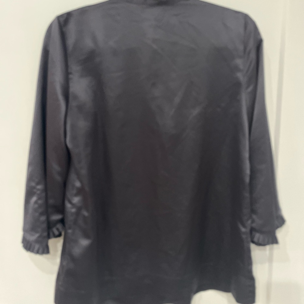 Bcbgeneration Black Ruffled Top - image 4